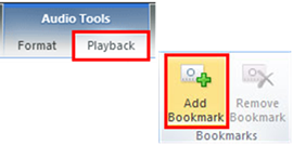 Playback menu